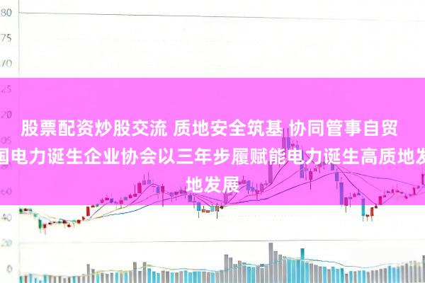 股票配资炒股交流 质地安全筑基 协同管事自贸 中国电力诞生企业协会以三年步履赋能电力诞生高质地发展